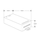 CONTROLADOR PARA TIRA EXTRAPLANA DE LED TIPO PIXEL RGB 70W MAX CONTROLADO VIA APP WIFI 5-24VCC IP20