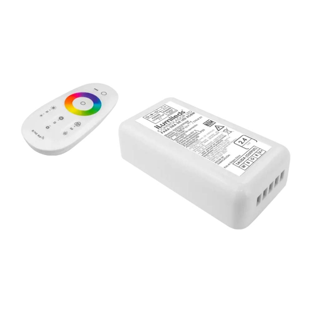 CONTROLADOR PARA TIRA EXTRAPLANA DE LED RGBW 288W- 576W INALAMBRICO 2.4 GIGA HZ 12-24V CC IP20