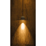 LUM. SUSP. ESFERA GRIS LED BC 4.5W 38G IP20 ILUMILEDS