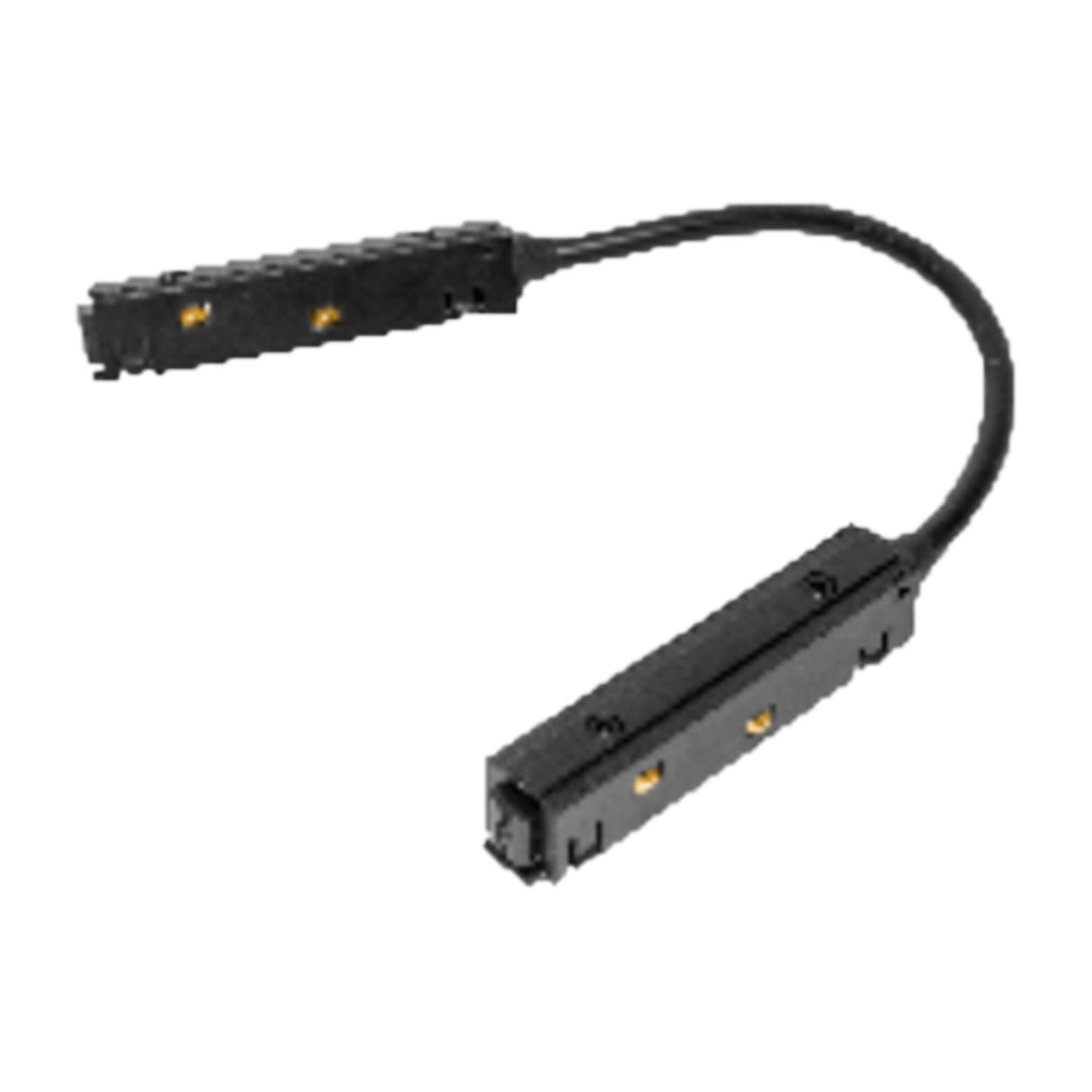 CONECTOR ELECTRIFICADO MACHO-MACHO CON CABLE 20 CM P/RIEL MAGNETICO 48V 200W MAX ILUMILEDS