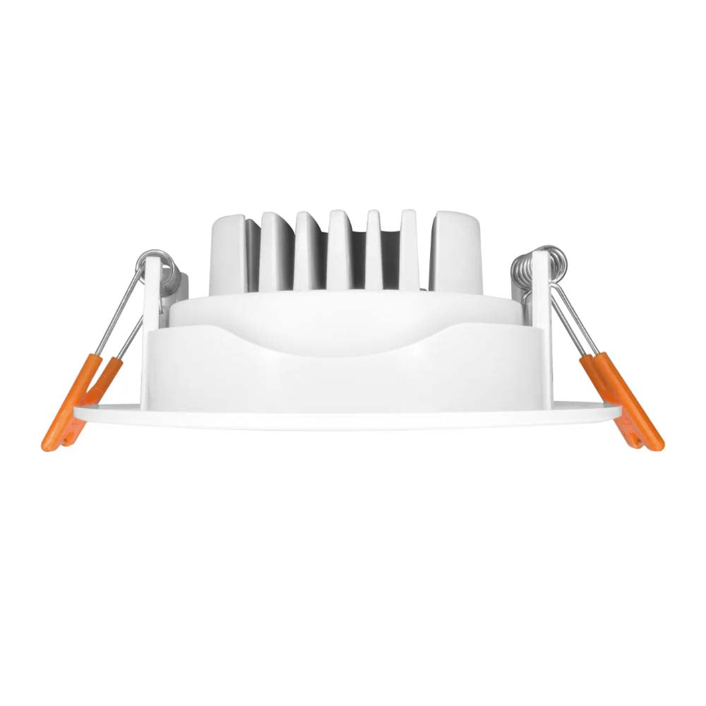 LUMINARIO DE TECHO EMPOTRAR REDONDO LED BLANCO 12W BLANCO CALIDO 24 85-265V IP20 ILUMILEDS