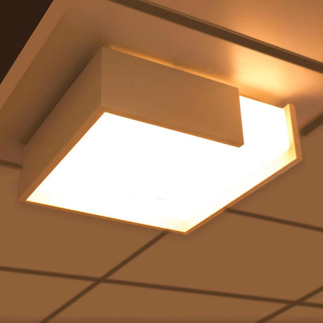 LUMINARIO RECTANGULAR PARA SOBREPONER EFECTO SIMETRICO BLANCO CALIDO 100-224 V CA 30W ***HAE 2023***