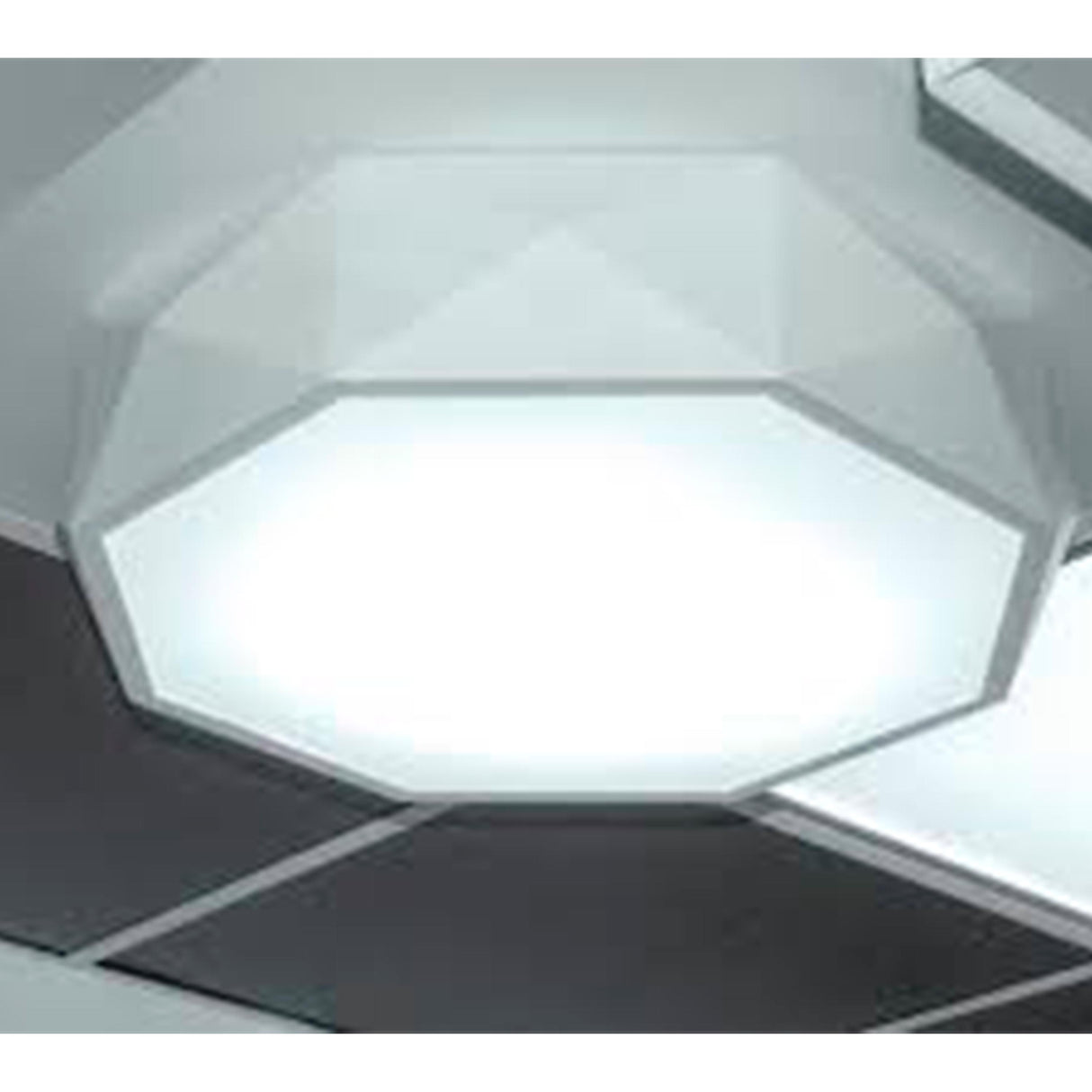 LUMINARIO OCTAGONAL PARA SOBREPONER EFECTO SIMETRICO BLANCO CALIDO 100-224 V CA 40W ***HAE 2023***