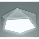 LUMINARIO PENTAGONAL PARA SOBREPONER EFECTO SIMETRICO CUERPO ALUMINIO BLANCO CALIDO 100-224 V CA 18 W ***HAE 2023***