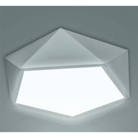 LUMINARIO PENTAGONAL PARA SOBREPONER EFECTO SIMETRICO CUERPO ALUMINIO BLANCO CALIDO 100-224 V CA 18 W ***HAE 2023***
