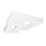 LUMINARIO CUADRADO DIMENSIONAL PARA SOBREPONER EFECTO SIMETRICO BLANCO CALIDO 100-224 V CA 30 W IP20 ***HAE 2023***