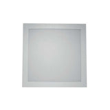 LUM. DE TECHO DE LED BLANCO CALIDO 24W OPTICA 120 CUADRADO DE SOBREPONER CUERPO Y DIFUSOR LECHOSO DE PVC 85-265V CA IP20***HAE2025***