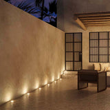 LUMINARIO DE PISO EMPOTRAR REDONDO LED 5W BLANCO CALIDO OPTICA ASIMETRICA 10 X 45 TAPA DE ACERO INOX INCLUYE HOUSING 85-265V IP65 ILUMILEDS