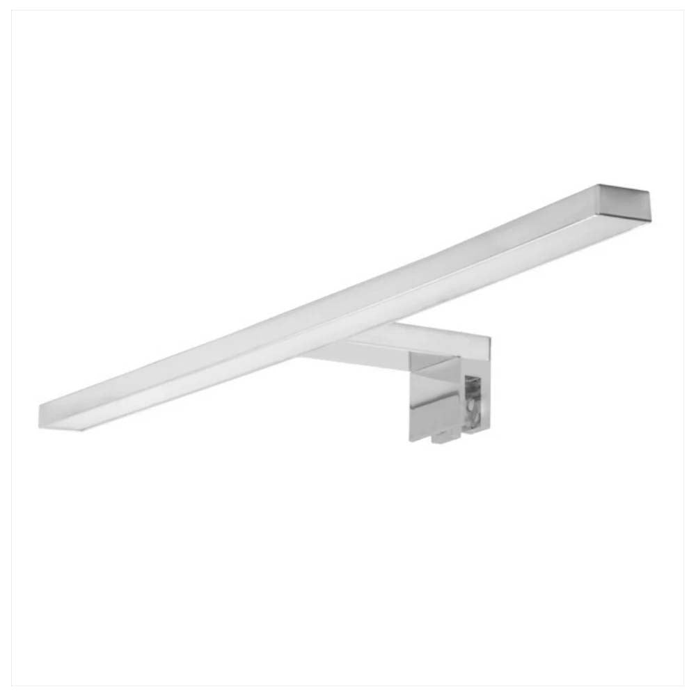 LUMINARIA LED PARA ESPEJOS DE 7W PARA SOBREPONER EN PARED COLOR CROMO ILUESP50CMC ILUMILEDS