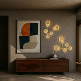 LUMINARIO DE PARED LED B.C. 29 W OPTICA 120 SOBREPONER ALUMINIO ACABADO DORADO 85-265V CA IP20