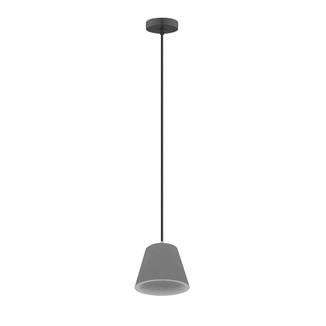 LUMINARIA COLGANTE DE 5 W COLOR GRIS CEMENTO ILUEURGX7514CG ILUMILEDS