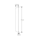 LUMINARIO DE PARED SOBREPONER RECTANGULAR LED NEGRO 2700K 20W  SALIDAS DE LUZ LATERALES 100-240V IP65 ILUMILEDS