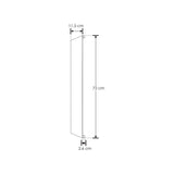 LUMINARIO DE PARED SOBREPONER RECTANGULAR LED BLANCO 2700K 20W  SALIDAS DE LUZ LATERALES 100-240V IP65 ILUMILEDS