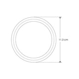 LAMPARA ALUMINIO 12W IP20 3000K COLOR BLANCO MOD ILUMOD12WWW