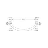TIRA REDONDA DE LED 2835 DE 50CM CON 240 LEDS POR M B.C. ATENUABLE 8 W OPTICA360ENCAPSULADA EN SILICON CRI90 48 V CC IP20