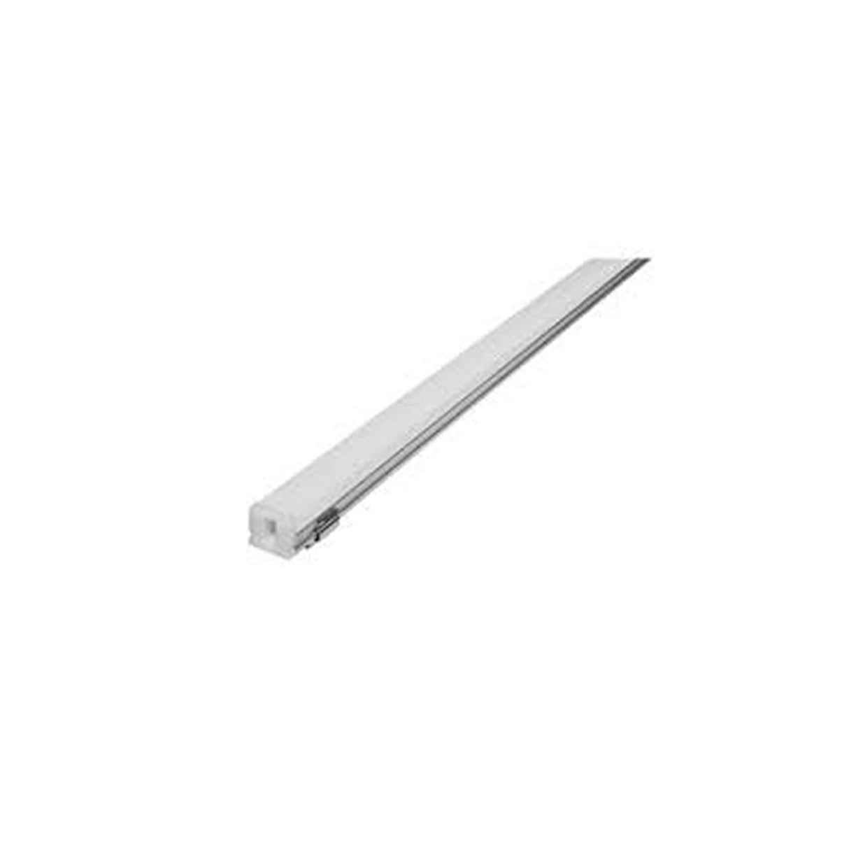KIT PERFIL P/TIRA EXTRAPLANA DE LED S/CEJA (PERFIL RECT ALUM 2M + MICA RECT DIFUSA DE 2M + 2 TAPAS LAT + 2 GRAPAS DE SOB IP20) ILUMILEDS
