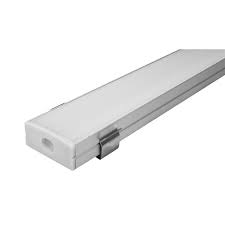 KIT PERFIL P/TIRA EXTRAPLANA LED S/CEJA (PERFIL RECT ALUM 3M + MICA DIFUSA 3 M + 2 TAPAS LAT DE SOB + 2 GRAPAS METALICAS) ILUMILEDS