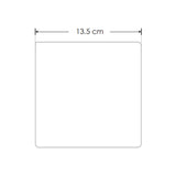 LUMINARIO DE PARED DE LED BLANCO CALIDO 6W CUADRADO SALIDA TRASERA DE SOBREPONER POLICARBONATO ACABADO NEGRO 100-240V CA IP65