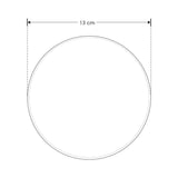 LUMINARIO DE PARED DE LED BLANCO CALIDO 6W REDONDO SALIDA TRASERA DE SOBREPONER POLICARBONATO ACABADO BLANCO 100-240V CA IP65
