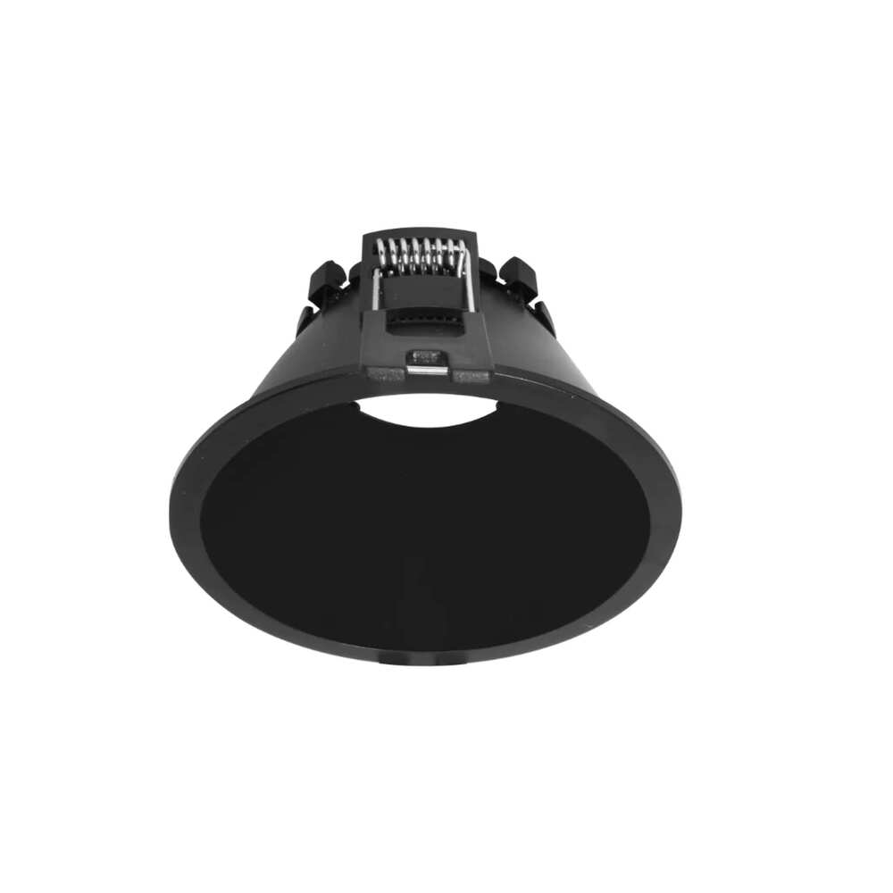 DIFUSOR PARA LAMPARA MR16 GU10 O MOD LED REDONDO NEGRO TIPO BAFLE ANTIDESLUMBRANTE CON CONECTOR MR16 ILUMILEDS