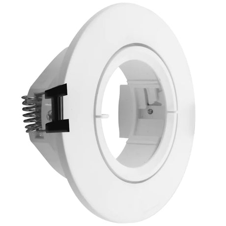 DIFUSOR P/LAMP MR16  GU10 O MOD LED REDONDO BLANCO DIRIGIBLE CON CONECTOR MR16 ILUMILEDS