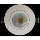 DIFUSOR P/LAMP MR16  GU10 O MOD LED REDONDO BLANCO DIRIGIBLE CON CONECTOR MR16 ILUMILEDS