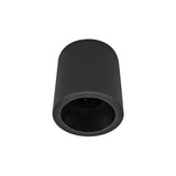 DIFUSOR REDONDO PARA MODULO DE LED DE 8W DE SOBREPONER POLICARBONATO ACABADO NEGRO IP54