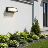 LUMINARIO DE PARED DE LED CON CAMBIO DE TEMPERATURA DE COLOR (3000K/4000K/6500K) 25W OPTICA DE 120 RECTANGULAR DE SOBREPONER POLICARBONATO ACABADO NEGRO 85-265V CA IP65