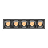 LUMINARIO TECHO PUNTUAL RECTANGULAR DE LED BLANCO CALIDO 10W OPTICA 30G DE SOBREPONER IP20 ILUMILEDS