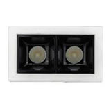 REFLECTOR GR DE EMPOTRAR LED NEGRO 4W BLANCO CALIDO SIN OPTICA 85-277V IP20 ILUMILEDS***NO INCLUYE LENTE *** SOBRE PEDIDO HAE2025 ***