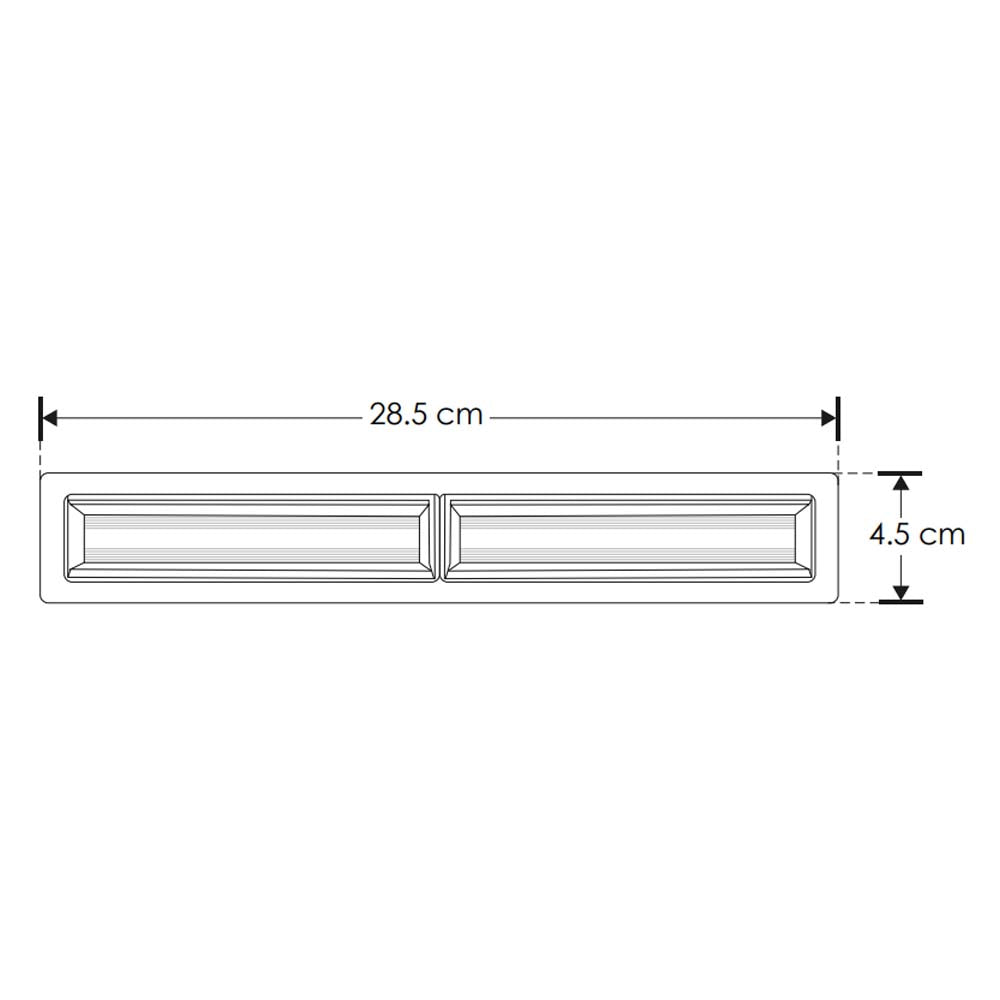 LUMINARIO FLOOD LED 20W OPTICA 120 EMPT. ALUMINIO ACABADO NEGRO 85-277V  IP20 MCA ILUMILEDS