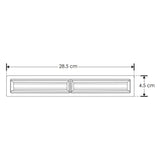 LUMINARIO FLOOD LED 20W OPTICA 120 EMPT. ALUMINIO ACABADO NEGRO 85-277V  IP20 MCA ILUMILEDS