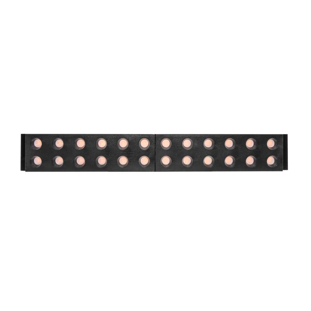 LUMINARIO PARA MINI RIEL MAGNETICO PUNTUAL RECTANGULAR DE LED B.C. 10 W OPTICA 30 ALUMINIO ACABADO NEGRO 48V CC IP20