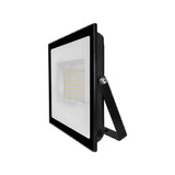REFLECTOR LED RECTANGULAR PLANO SOBREPONER DIRIGIBLE  100W 3000K 120 BLANCO CRISTAL TEMPLADO B 100-240V IP65 ILUMILEDS