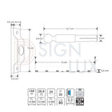 LUMINARIO DE LED 2835 2700K 5M 144W24V CONT***HAE2025***