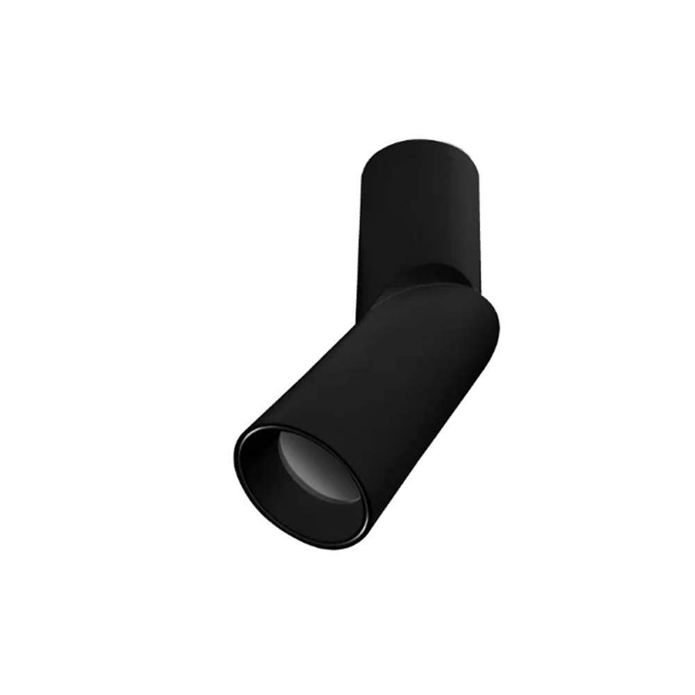 LUMINARIO P/GU10 LED REDONDO SOBREPONER DIRIGIBLE NEGRO IP20 S/LAMP ILUMILEDS
