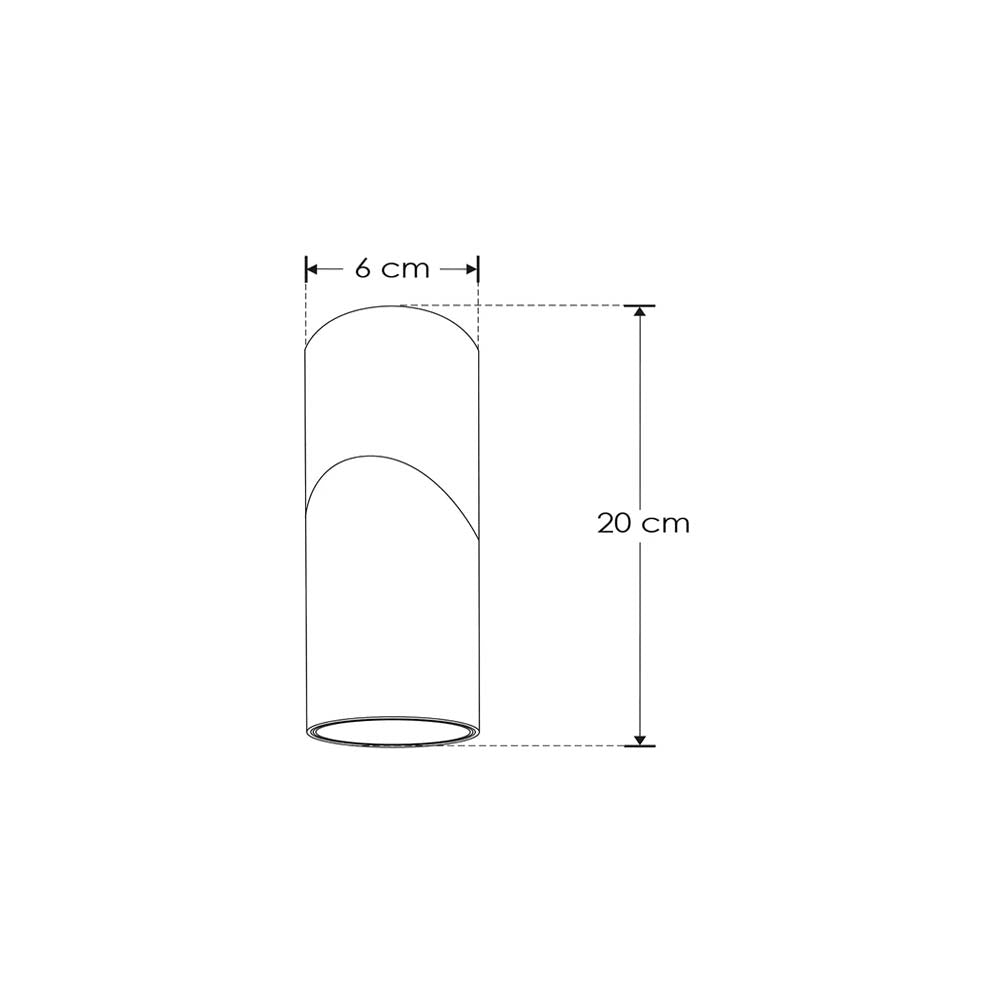 LUMINARIO P/GU10 LED REDONDO SOBREPONER DIRIGIBLE NEGRO IP20 S/LAMP ILUMILEDS