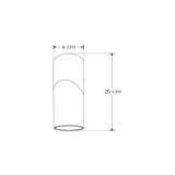 LUMINARIO P/GU10 LED REDONDO SOBREPONER DIRIGIBLE NEGRO IP20 S/LAMP ILUMILEDS