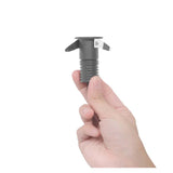 LUMINARIO DE TECHO DE LED BLANCO CALIDO 3W OPTICA 8G REDONDO DE EMPOTRAR ALUMINIO ACABADO NEGRO 85-265V CA IP20