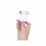 LUMINARIO DE TECHO DE LED DIRIGIBLE BLANCO CALIDO 7W OPTICA 15G REDONDO DE EMPOTRAR ALUMINIO ACABADO NEGRO 85-265V CA IP20