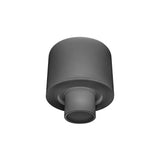 LUMINARIO SOBREPONER TELESCOPICO LED 6W/85-265V. CAMBIO TEMPERATURA COLOR 3000K/4100K/6000K REDONDO DIRIGIBLE NEGRO