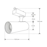LUMINARIO P/RIEL LED BLANCO 10W BN 35 85-265V IP20 ILUMILEDS ***HAE 2024***