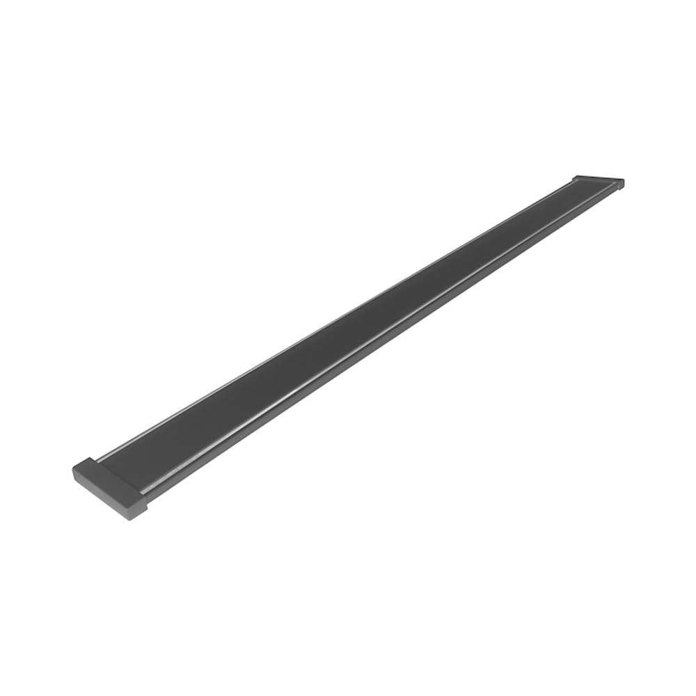 KIT DE MINI RIEL MAGNETICO PARA SOBREPONER NEGRO INCLUYE RIEL MAGNETICO DE 3M Y KIT DE 2 TAPAS LATERALES