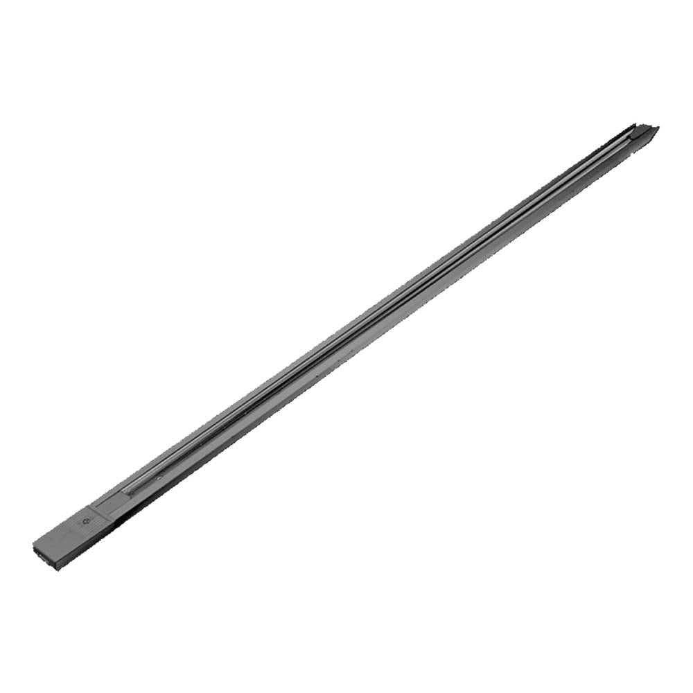 RIEL ELECTRIFICADO ALUMINIO ACABDO NEGRO 1 CIRCUITO 197.5 CM INCLUYE TAPA INICIAL Y FINAL 85-265V IP20 ILUMILEDS