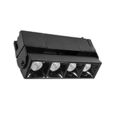 LUMINARIA  PARA RIEL ELECTRIFICADO LED 3500K  10W OPTICA  36 DE SOBREPONER ALUMINIO ACABADO NEGRO  100-240V IP20