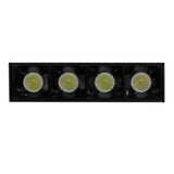 LUMINARIA  PARA RIEL ELECTRIFICADO LED 3500K  10W OPTICA  36 DE SOBREPONER ALUMINIO ACABADO NEGRO  100-240V IP20