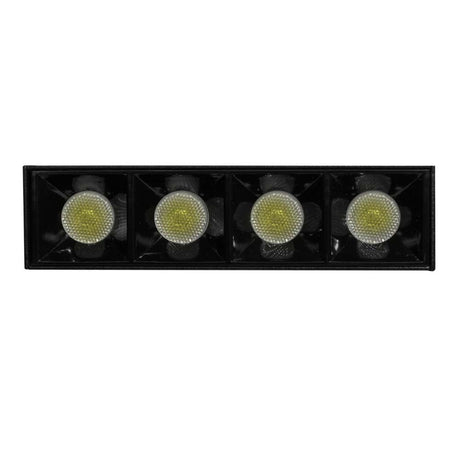 LUMINARIA  PARA RIEL ELECTRIFICADO LED 3500K  10W OPTICA  36 DE SOBREPONER ALUMINIO ACABADO NEGRO  100-240V IP20