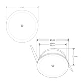 LUM. TECHO LED BCALIDO 2.5 85-265V