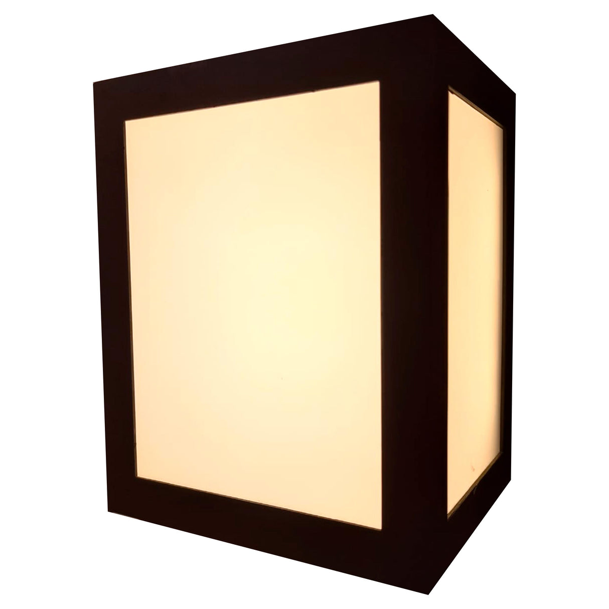LUMINARIO DE PARED SOBREPONER CUBO LED  NEGRO 12W BLANCO CALIDO SALIDA LUZ DIRECTA 85-265V IP65 ILUMILEDS***T.E. ABRIL 2024***
