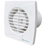 EXTRACTOR DE AIRE 6" 280M3/HR. PERFIL DELGADO. BLANCO ABS *** OFRECER 48532 O 1206-BL O TURBO6 ***